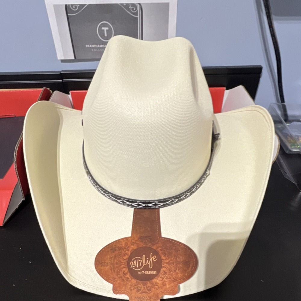 Westrehhats Ivory Western Cowboy Hat with Decorative Hatband for Men & Women